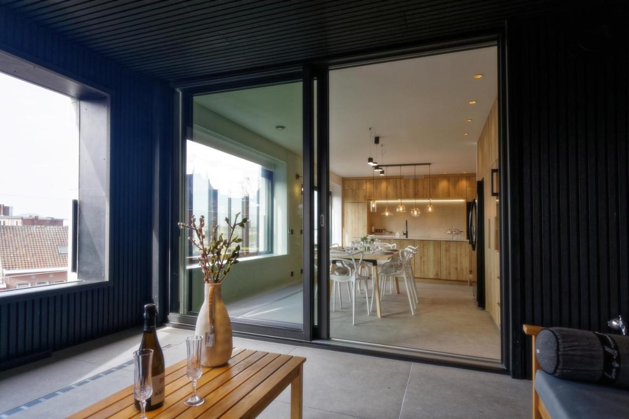 Les Terrasses De Sainte Waudru Aparthotel Mons Exteriör bild